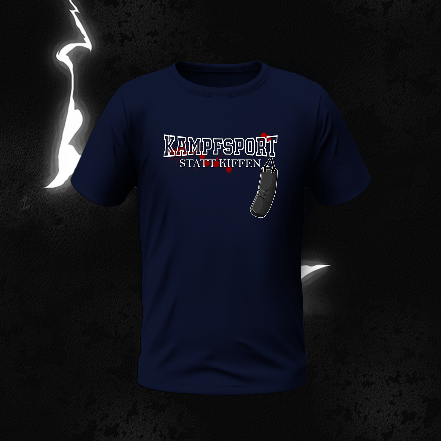 T-Shirt „Kampfsport statt Kiffen“