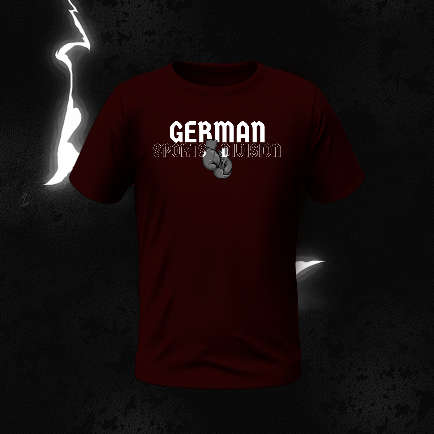 T-Shirt „German Sports Division“ (V2 – Boxhandschuhe)