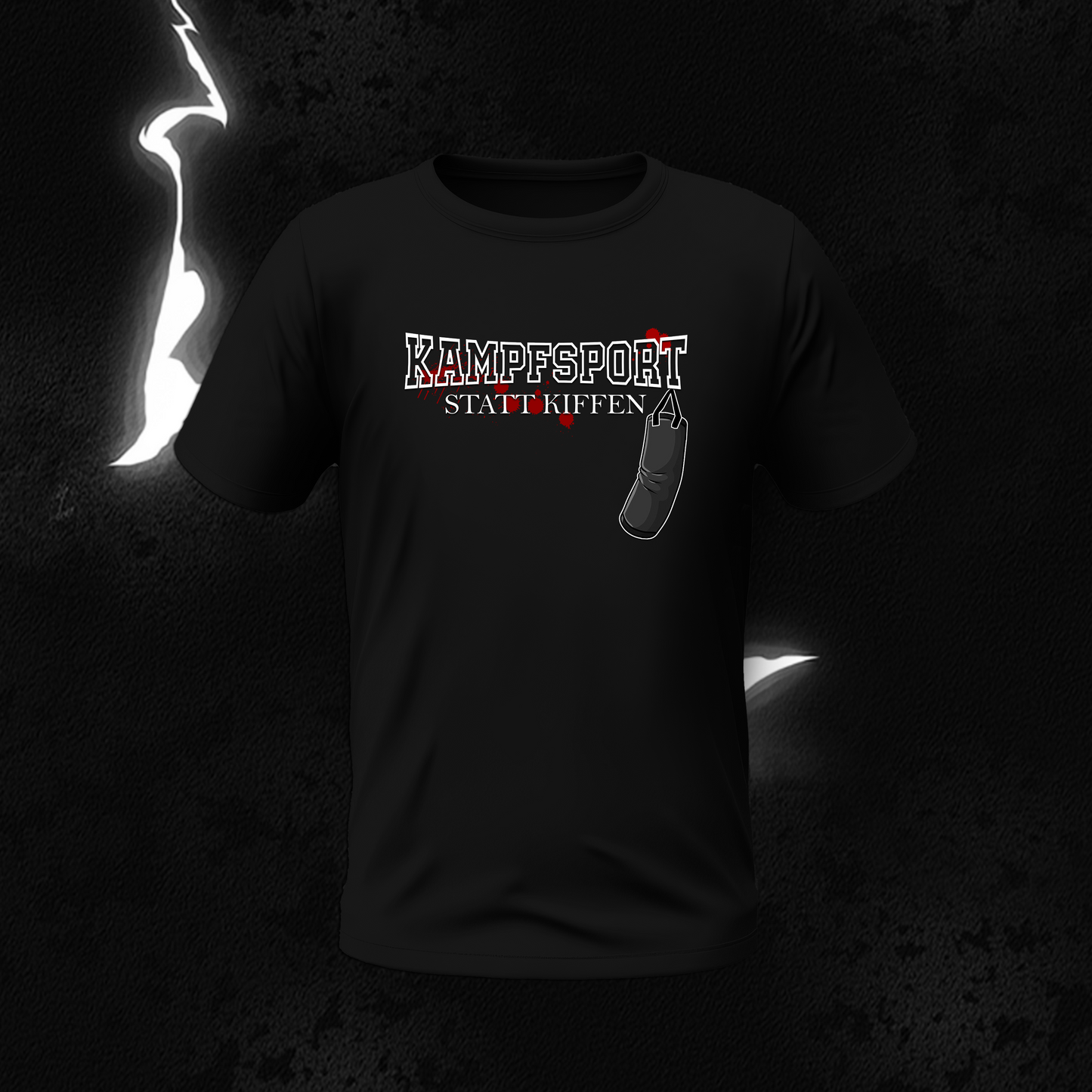 T-Shirt „Kampfsport statt Kiffen“