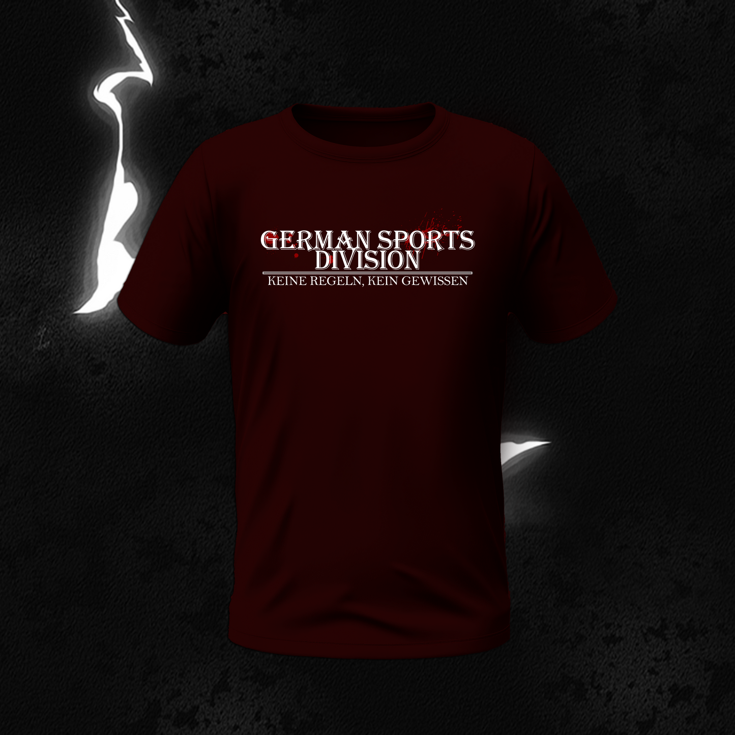 T-Shirt „German Sports Division – Keine Regeln, kein Gewissen“